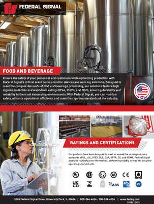SV140 Food and Beverage Vertical Flyer
