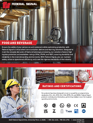 SV142 Food and Beverage Vertical Flyer (Canada)