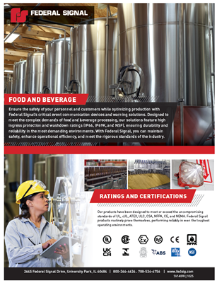 SV140FR Food and Beverage Vertical Flyer (Canada)